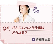 Q4.がんになったら仕事はどうなる？