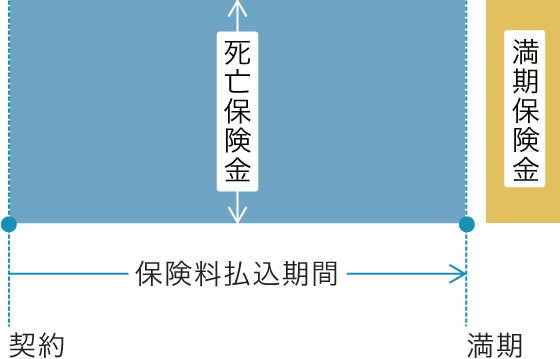 図１　養老保険のイメージ